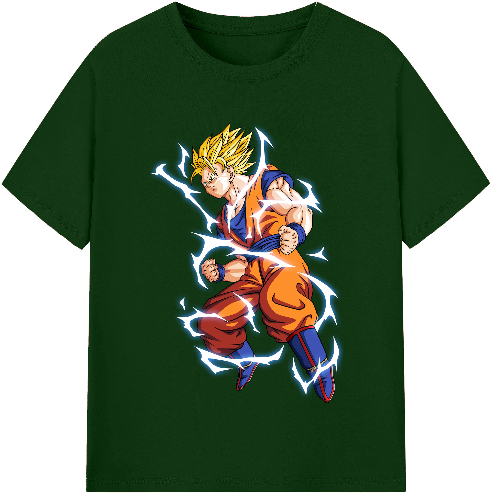 （画像用） ドラゴンボール 孫悟空（そん ごくう）Son Goku カカロット DRAGON BALL Kakarotto 綿100％半袖Tシャツ（フロントプリント）